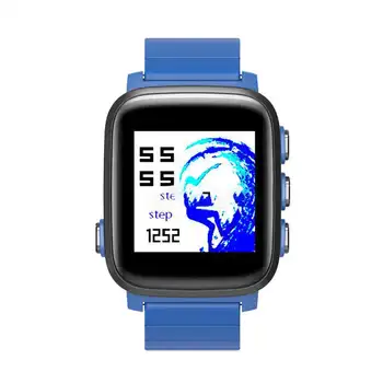 

Q2 Smart Watch 1.28 Inch Heart Rate Monitor Gps Tracker Calls Reminder Blue