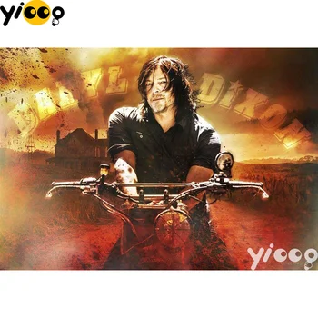 

Full Square/Round drill Diy diamond Painting 5D diamond embroidery Daryl Dixon Diamond mosaic Home Decor Gift BX0478