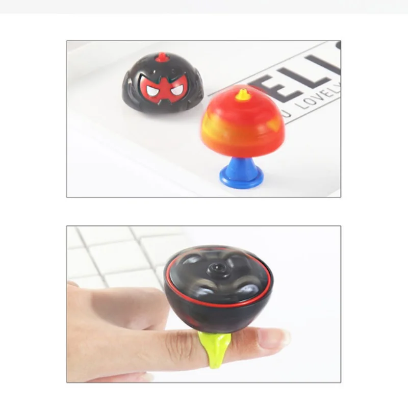 Детский волчок головоломка игрушка инерционный палец бампер автомобиль дети гироскоп битва гироскоп случайные цвета