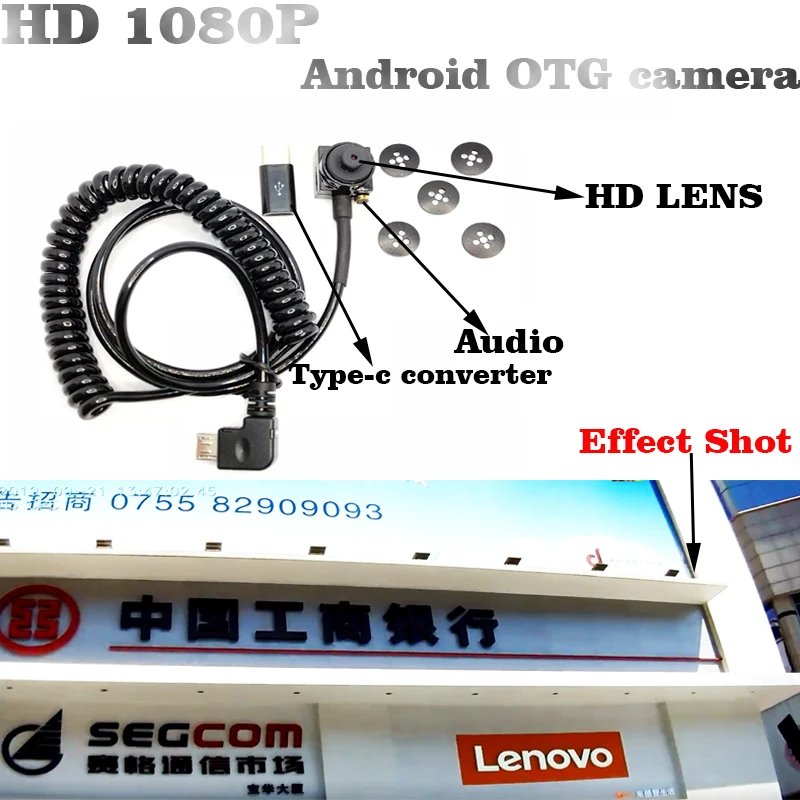 HD 1080 P Android Mircro USB Камера 2.0MP мобильный mircro USB камеры видеонаблюдения для использования мобильного телефона Камера OTG Камера Бесплатная