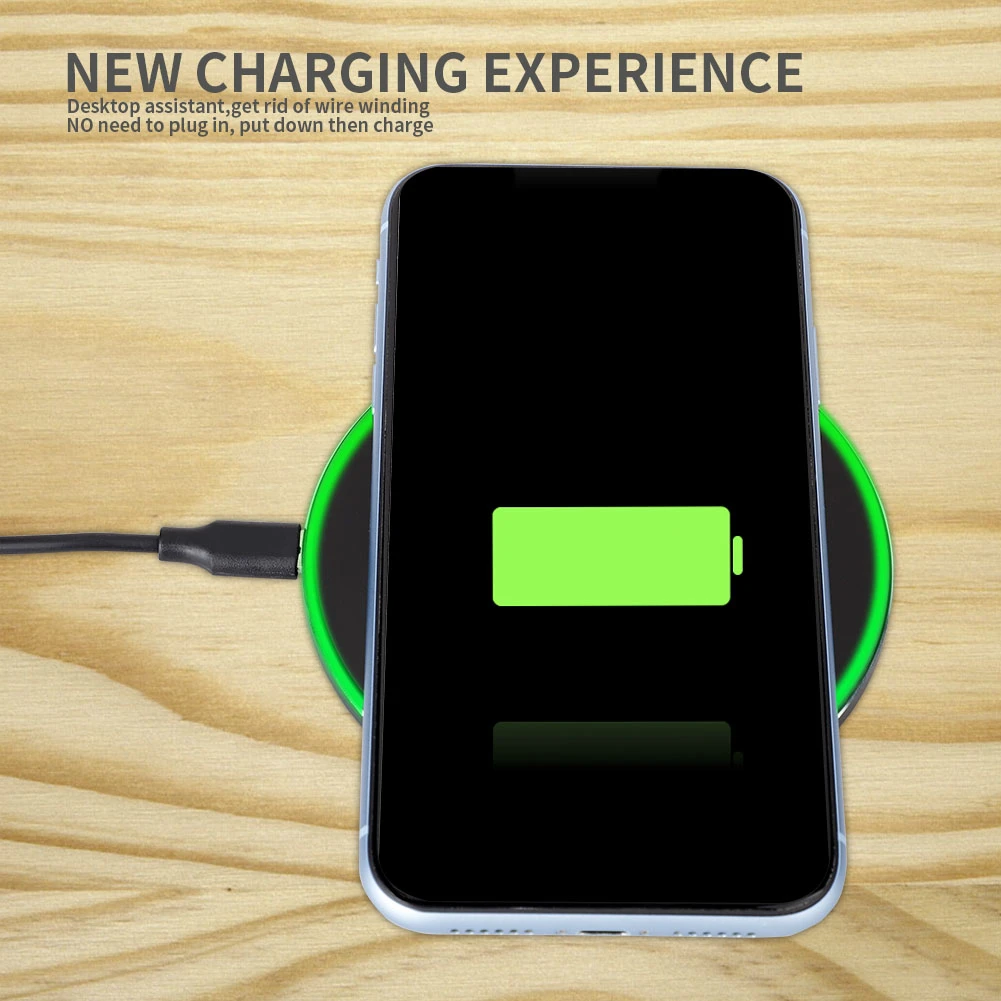 

15W Wireless Charger Quick Charging Dock Charge Dock Station for iPhone X XR 7 Xiaomi Edge USB Qi Charging Pad