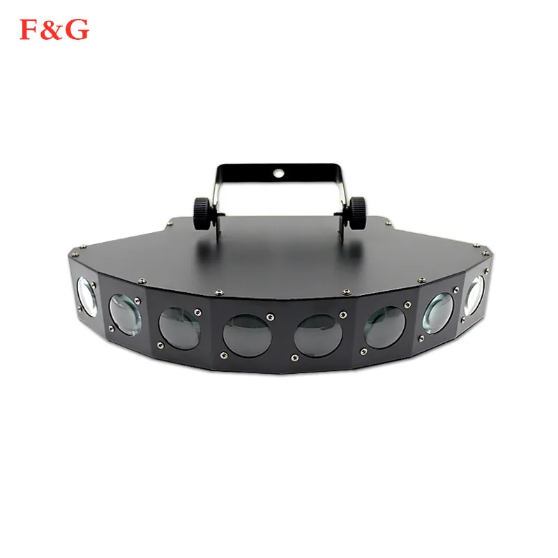 Escáner de Очо haz alto brillo ventilador Barra luz лазерной RGBW escáner dj диско Охос светодиодный