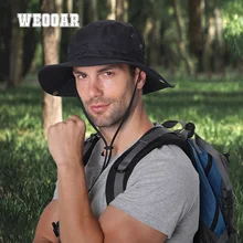 

WEOOAR Quick-dry Summer Bucket Hat Men Fisherman Bonnet Nylon Casual Outdoor Hiking Sun Visor Women Panama Bone Anti-UV MZ309
