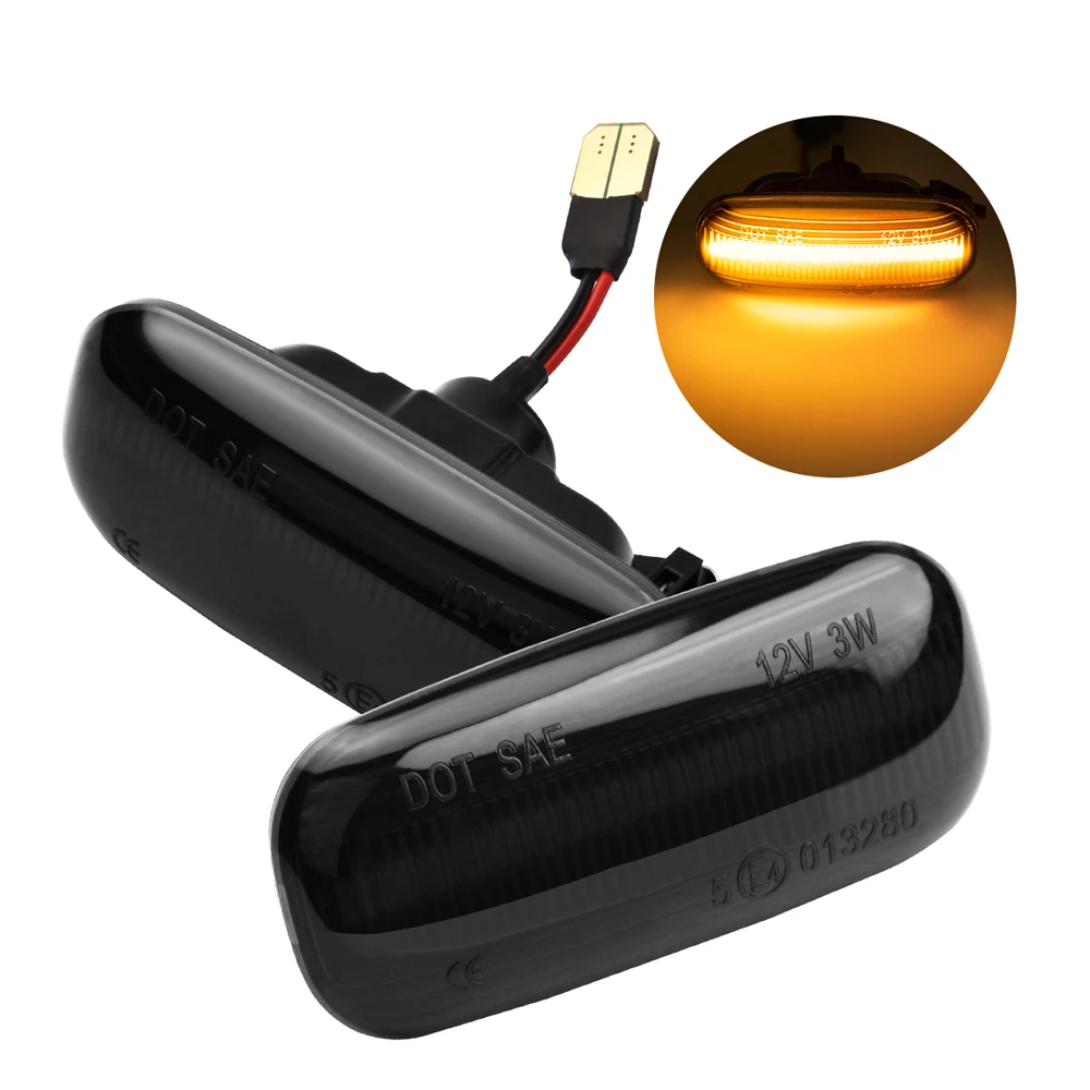 

2pcs Led Dynamic Side Marker Turn Signal Light Sequential Blinker Light For Audi A3 S3 8P A4 S4 RS4 B6 B7 B8 A6 S6 RS6 C5 C7