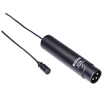 

BOYA BY-M4OD Lavalier Condenser Clip-On Omni-directional Microphone for Canon Sony Panasonic Camcorders Audio Recorders