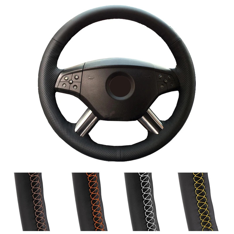 Подгонянный чехол рулевого колеса автомобиля для Mercedes M-Class ML350 ML500 2005 2006 GL-Class GL450
