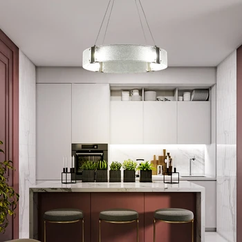 

nordic industrial design art crystal light globe hanging lamp lustres para quarto led wall moon lamp living room decoration