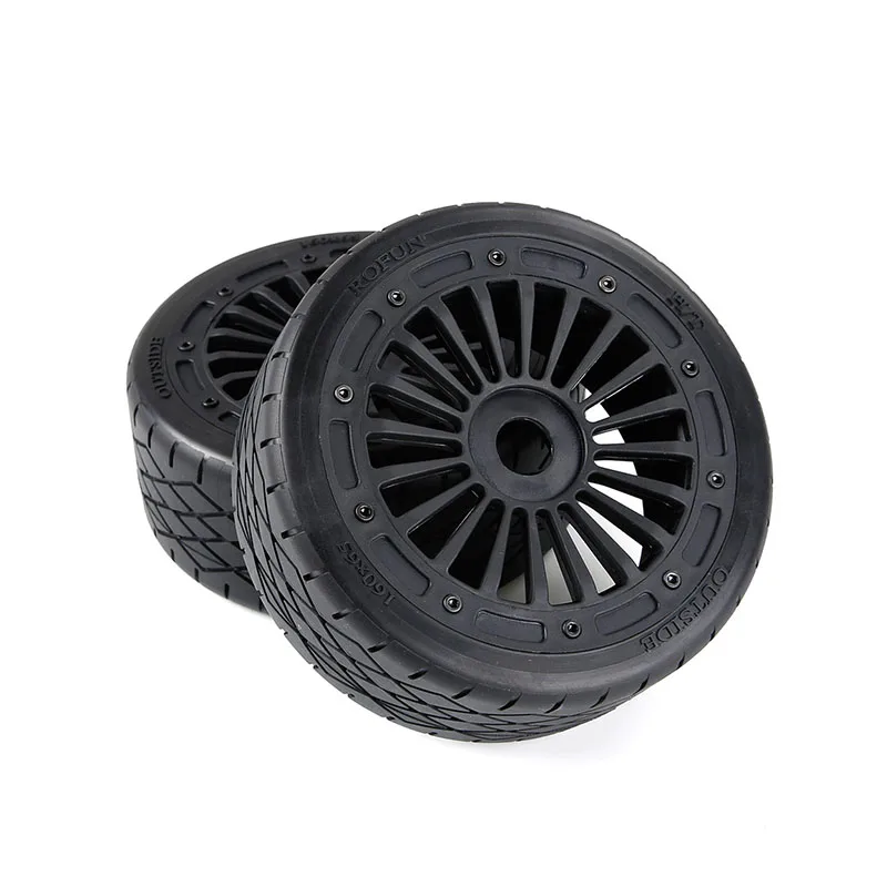 Pcmos 2 шт CNC Металлические колесные шины 89051 для ROFUN Rovan F5 MCD RR5 XS5 MCD xs-5 160*65 мм колеса шины запчасти новые черные