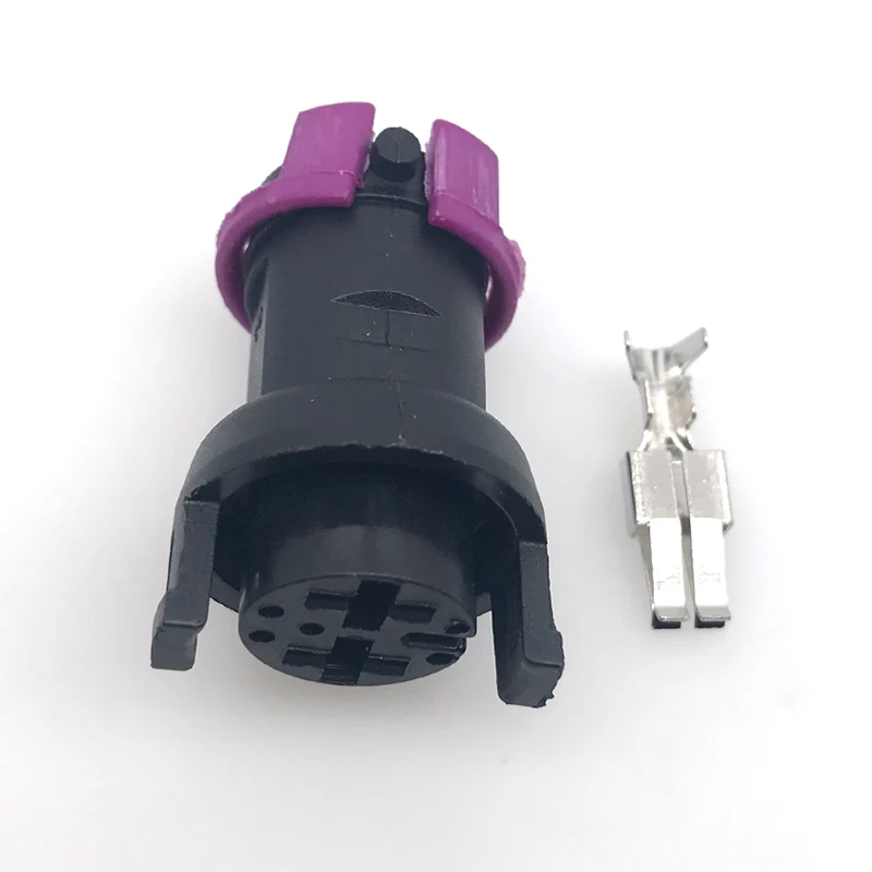

2sets 2 pin TE female circular waterproof fog lamp plug automotive Connector 813972923 for Toyota Mazda Rx7