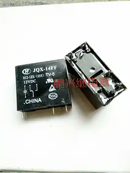 

Free Shipping 10PCS/LOT Electric Relay HF JQX-14FF 012-1ZS (555) TV-5 12VDC5 Feet