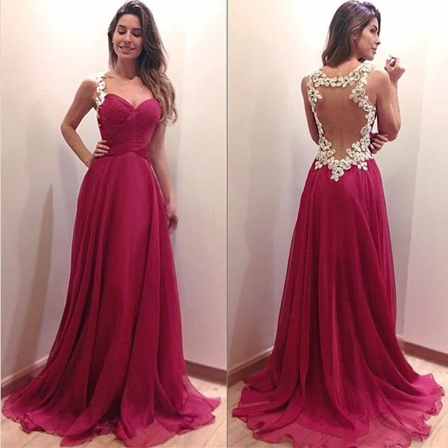 

Sexy Burgundy Evening gown Long Sweetheart 2018 See Through Lace vestido de noche Buyers Show mother of the bride dresses