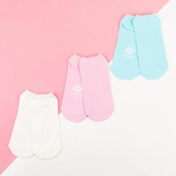 

KAFTAN "Nude" women's cropped socks set, (3 pairs), s. 36-39 (23-25 ​​cm) 5189701