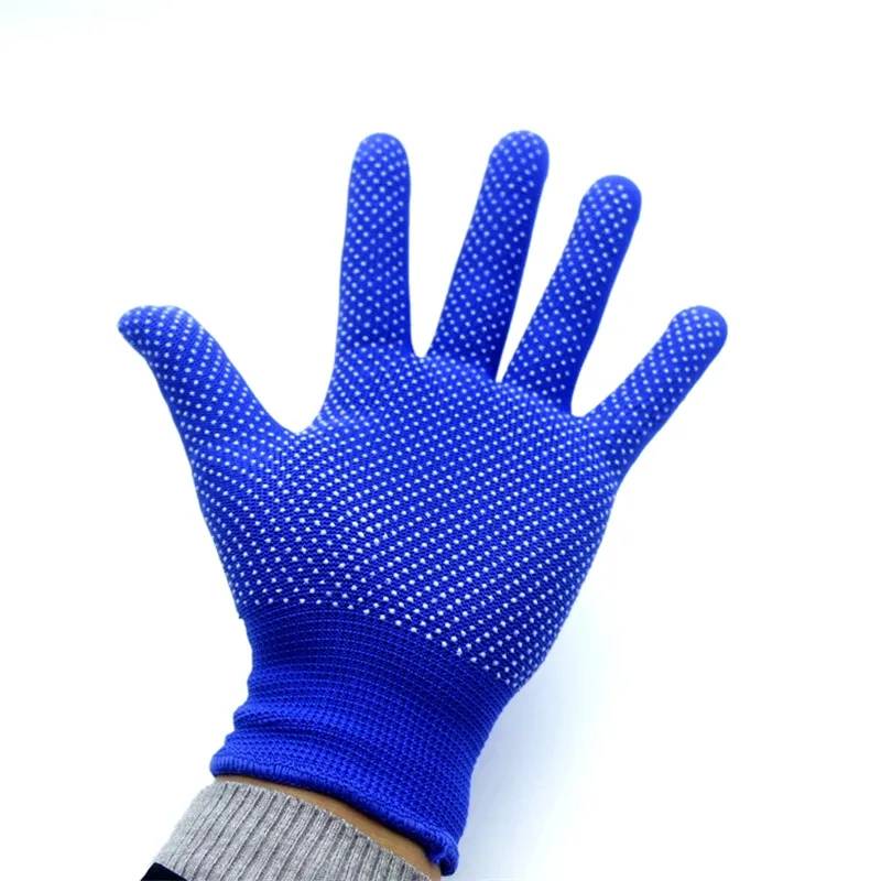 6 пар нейлоновых бисерных нескользящих перчаток дышащие износостойкие пыленепроницаемые перчатки для работы
