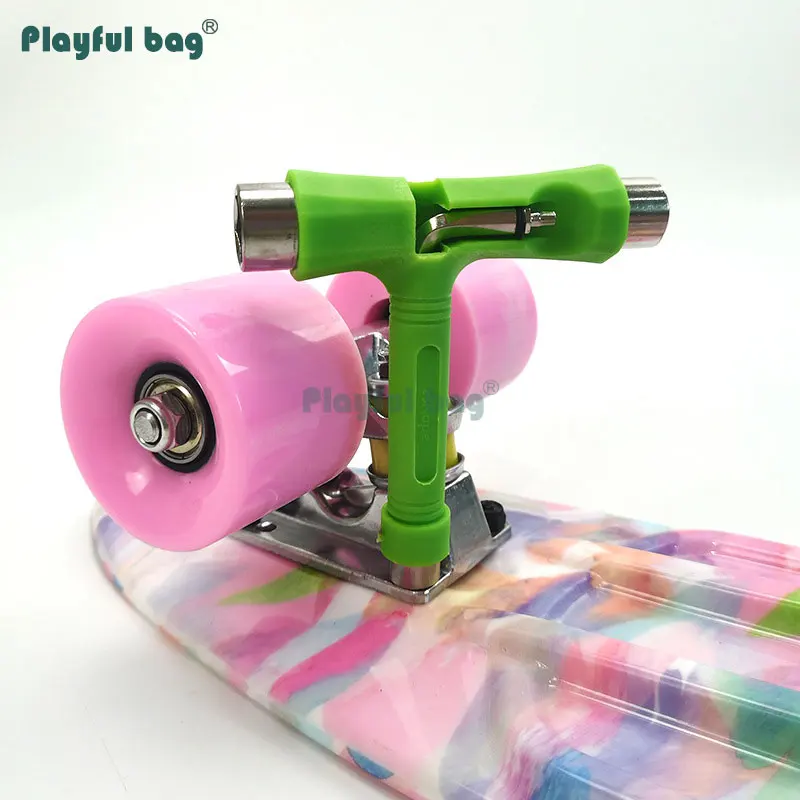 Playful Bag Skateboard wrench Multi-functional T-shape tool Skateboard Longboard tool wrench AMA47