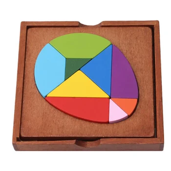 

Wooden IQ Children Puzzle Toys Jigsaw Puzzle Sliding Colorful Logic Game Intelligence Imagination Toy Magic Book Set