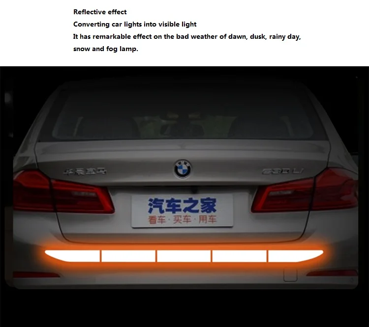 Светоотражающие наклейки для багажника бампер задняя коробка креативные Светоотражающие Персонализированные наклейки на тело