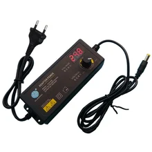 Adaptateur d'alimentation universel réglable, prise US/EU, AC 100-240V à DC 3-24V pour appareil photo