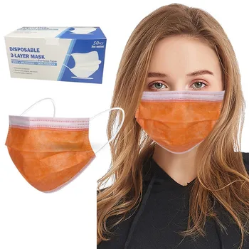 

Air Purifying Face Mask 50PCS Face Mask Breathable Protective Filter 3-Ply Ear Loop Mouth Cover Mask Mascarillas Fast Delievry#