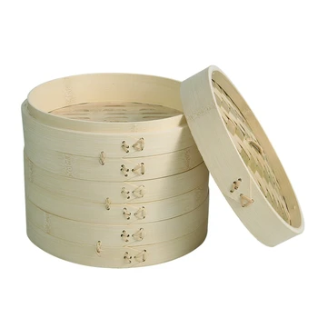 

30CM Bamboo Steamer Chinese Kitchen Utensils Vegetable Snack Pastry Steam Pot