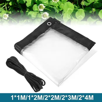 

1x1m/1x2m/2x2m/2x3m/2x4m PE Tarpaulin Rainproof Cloth Garden Plants Waterproof Waterproof Tarpaulin Animal Stall Cover Sheet
