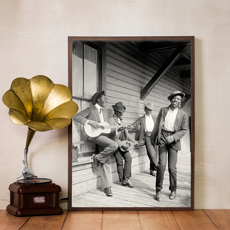 African American Vintage Photo Canvas Prints Home Decor