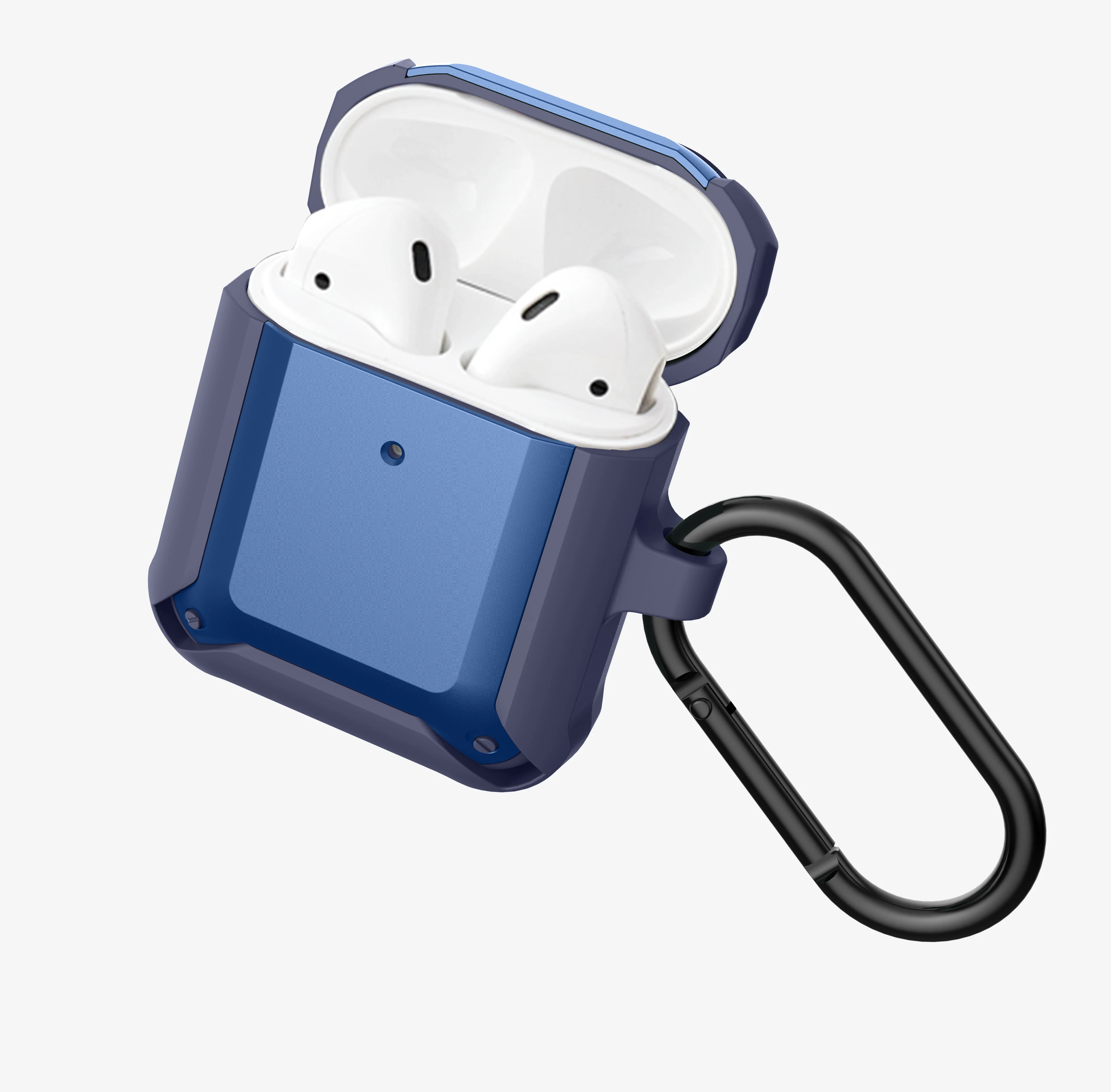 

Anti-fall Armour earphone sleeve headphone cover for Airpods pro 1/2 TPU and PC Soft Cover Keychain Armour Case Airpods