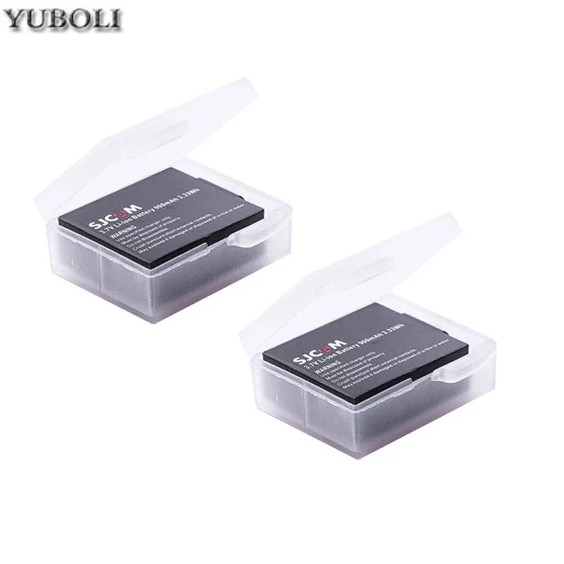 3,7 v 900mAh батарея SJ4000 Батарея SJ5000 SJ6000, Wi-Fi+ ЖК-дисплей 3 лота usb зарядное устройство для SJCAM SJ 4000 5000 6000 7000 8000 sj9000 M10 - Цвет: 2 batteries