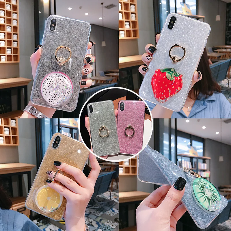 

Case for Moto G5 Plus G4 G5S G6 Z2 Z3 Play E2 E3 E4 E5 E6 C Plus Glitter Ring Stand Case Cover for motorola Z2 Play