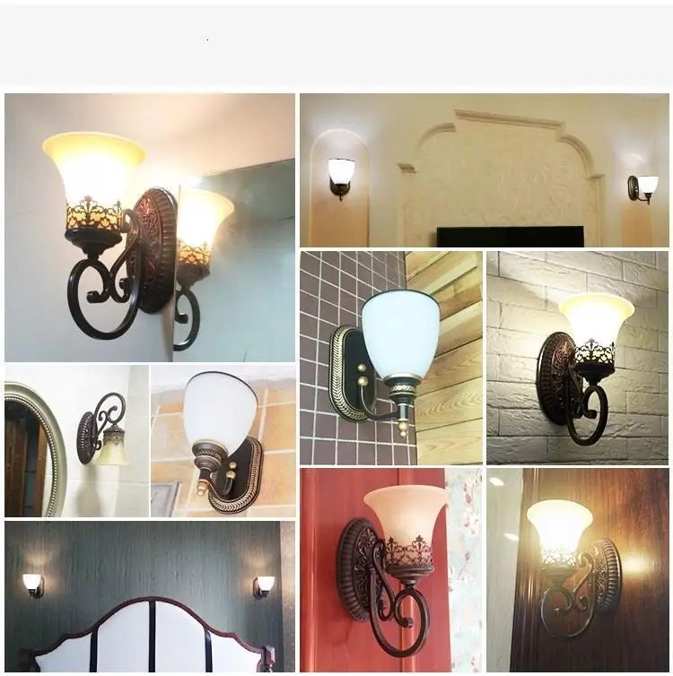 Wandlamp Industrieel ванная комната лампа освещение в помещении для дома Lampara де интерьер светильник Aplique Luz сравнению стены спальня свет