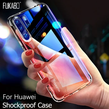 Перейти на Алиэкспресс и купить Ударопрочный чехол для huawei P20 P30 P40 P10 mate 30 20 10 Lite Y5 Y6 Y7 Y9 Prime P Smart 2019 Honor 9 10 20 Pro 8X 9X X10 Nova 3i
