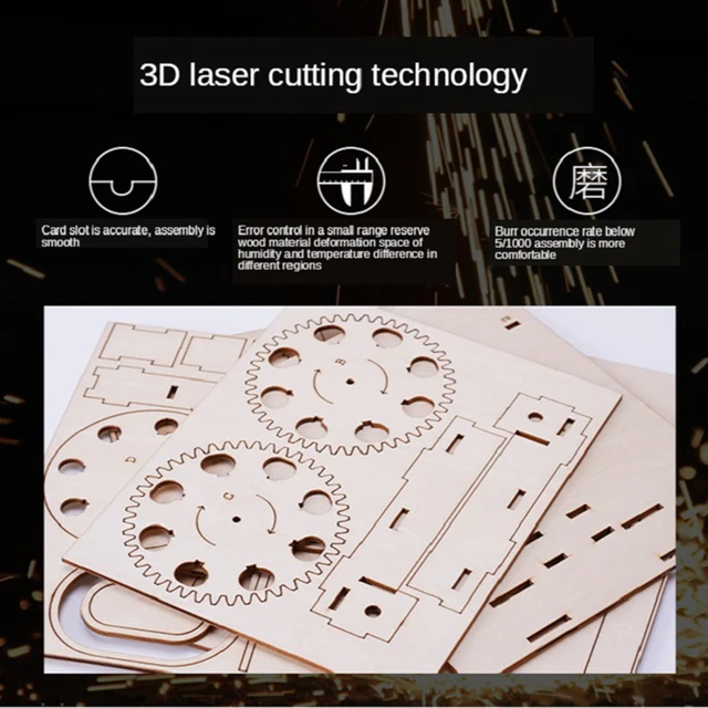 Wooden Marble Run Model Kit 3D Mechanical Puzzles For Kids Adults DIY Toys And Play House Toys 2