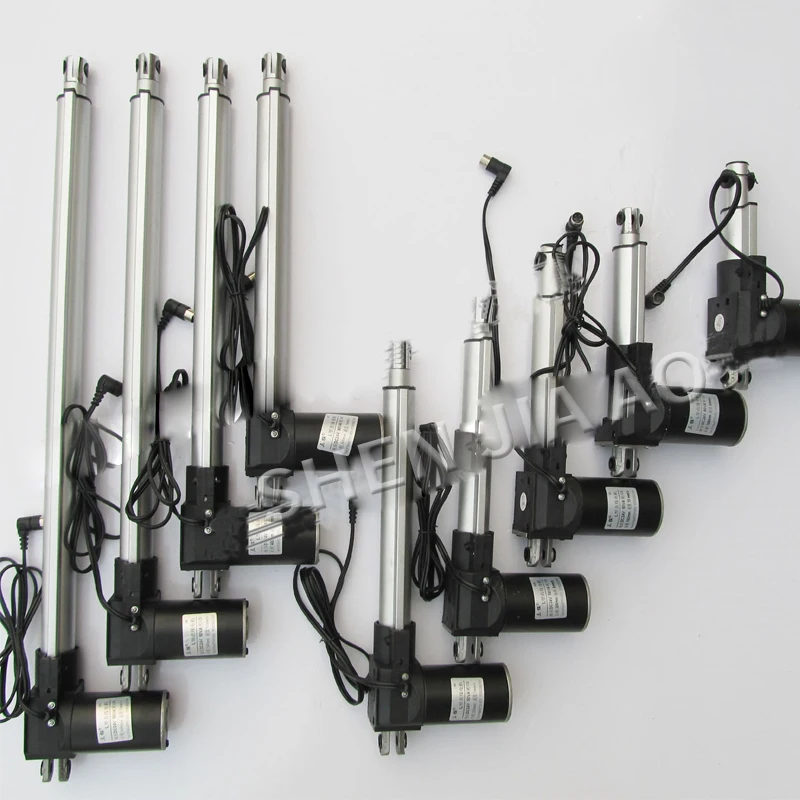 

500-600 мм l-типа Алюминий сплав мотор с толкателем/линейный двигатель 12V 24 V/высокая Мощность большой тяги толкающий стержень/выдвижной толкатель клапана