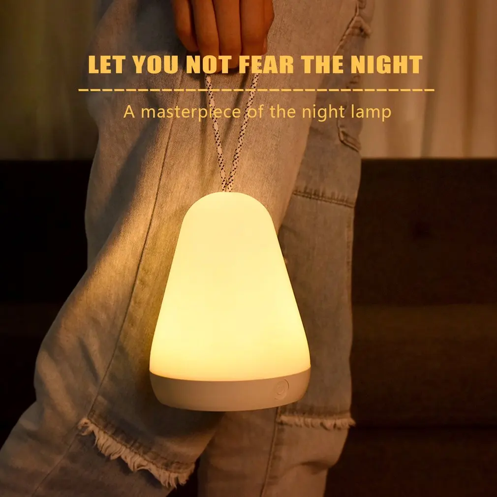 Portable Lantern Light Simple Led Desk Lamp Emergency Light Charging Usb Night Light Bedroom Bedside Reading Light