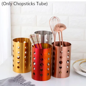 

Stainless Steel Kitchen Chopsticks Tube Tableware Storage Draining Rack Shovel Spoon Knife Fork Storage Box Kitchen Utensils