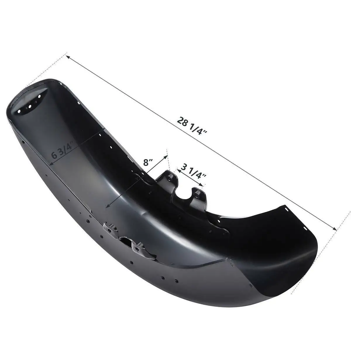 Мотоцикл Неокрашенный Черный Переднее Крыло для Harley Electra Road King 1989-13 99 00 01 02 03 04 05 06 07 08 09 10 11 12