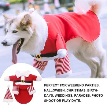 

1 Set Christmas Dog Clothes Eye-Catching Lovely Pet Garment Dog Xmas Costume Dog Cape For Animal Dog Dressing Pet Supplies