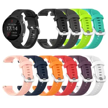 

Silicon Watchband for Garmin Forerunner 645 Smart Watch Strap for Garmin Forerunner 645 Music 20MM Wrist Accessories Replacement