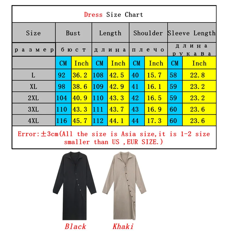 2021 Autumn Plus Size 4XL Women Dress Loose Long Sleeve Ladies Vestidos Khitted Design Button Dresses V-Neck Brand Robe KE1881