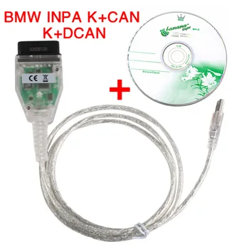 

Newest Switch FT232RQ K+DCAN USB Interface For BMW INPA K+CAN OBD2 CAN SCAN Diagnostic Compatible Tool+ CD software driver
