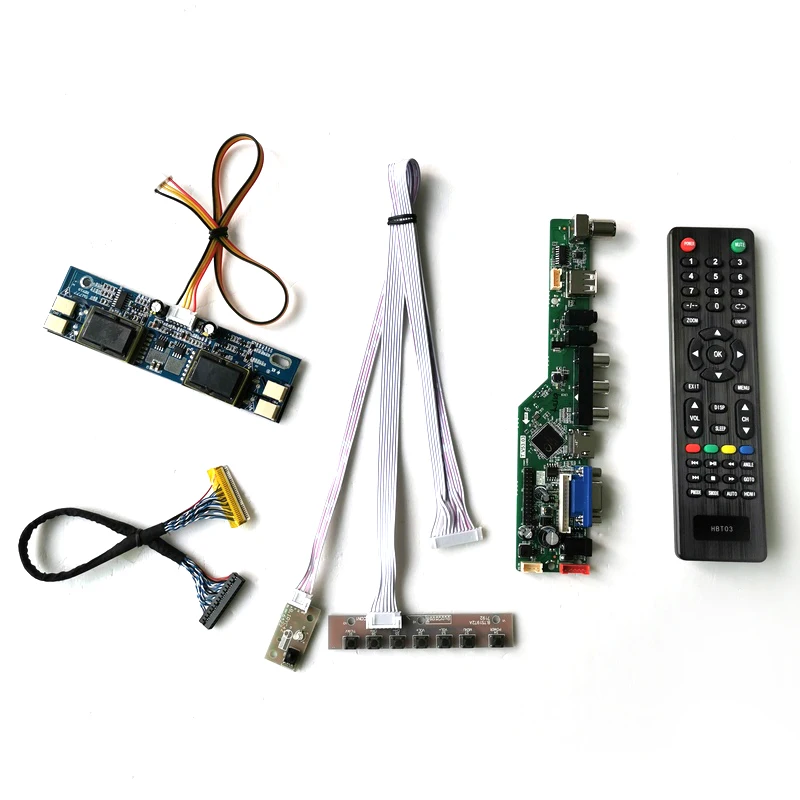 Подходит для M201EW02 4 с холодным катодом (CCFL инвертор 1680*1050 LVDS 30-контактный разъем VGA