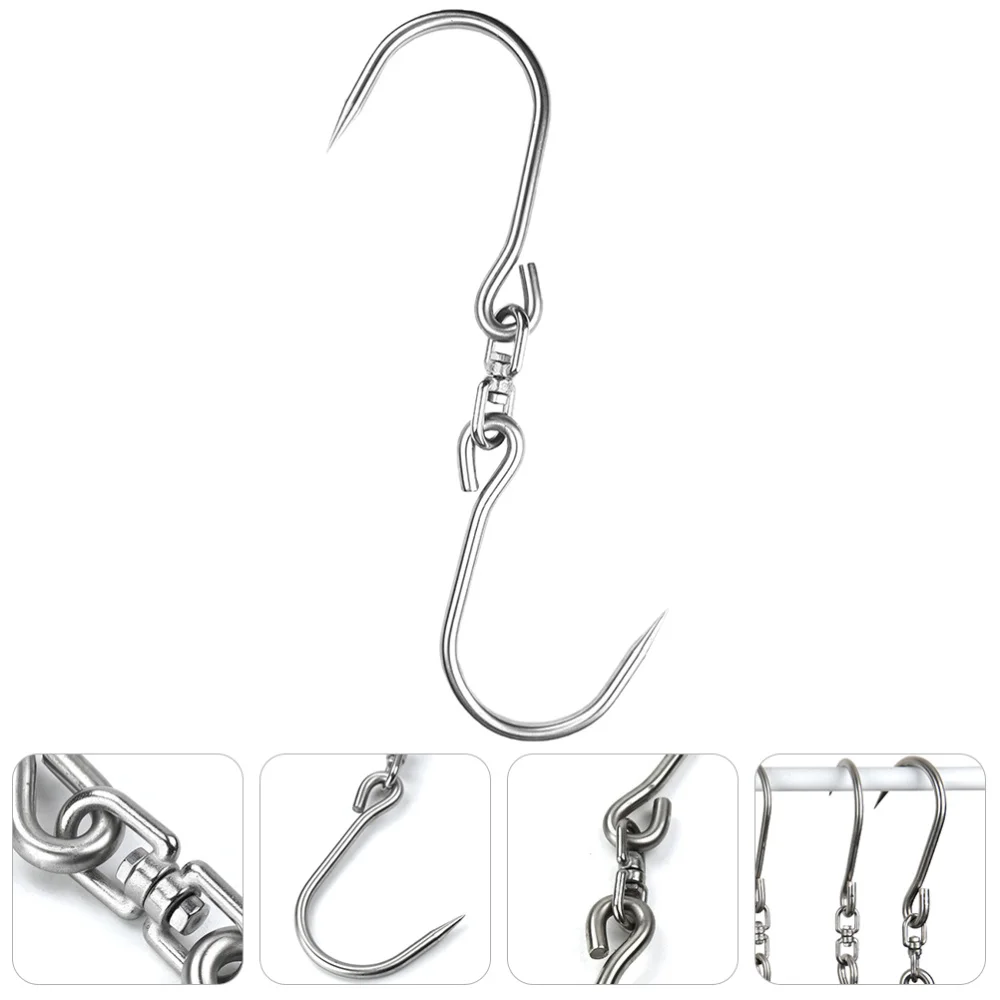 1pc Multipurpose Meat Hook Practical Home Pork Hook Rotatable S shaped