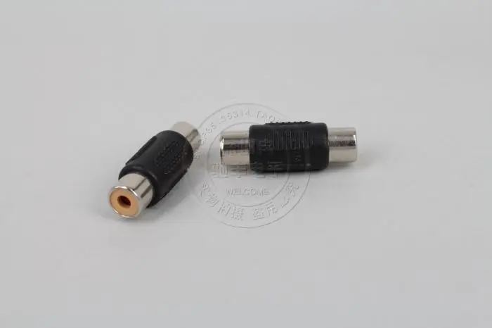 AV Butt Joint Lotus through Connector Lotus USB Extend Turn Female Insert RCA Female to RCA Mother Audio Adapter