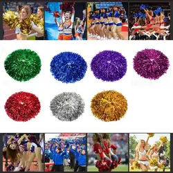 HOTCheer танцевальные спортивные принадлежности Poms для соревнований Чирлидинг Pom цветочный шар освещение матч Необычные помпоны горячая