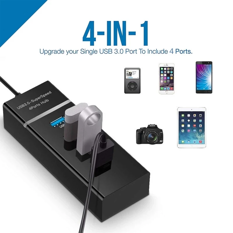 

usb C HUB Multi Type-C 3.1 USB 4 Port For MacBook Air Pro Computer PC Laptop Accessories USB 3 3.0 Hub OTG Adapter Splitter