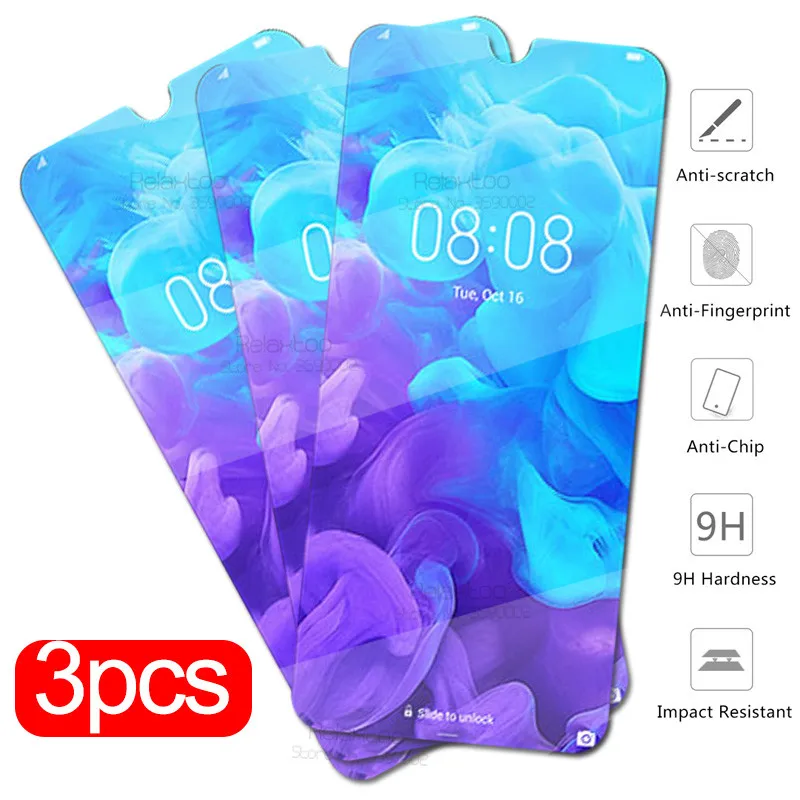 Закаленное стекло для huawei y5 y6 pro y7 prime y6s y9s 2019 hauwei huawe y 5 6 7 9 y52019 Защитная пленка
