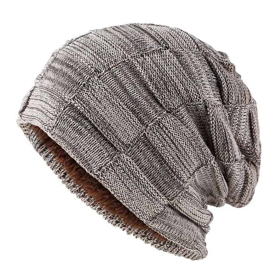 Высокое качество зимние шапки одноцветные шапки унисекс простые теплые мягкие вязаные шапки с черепом шапки для мужчин и женщин