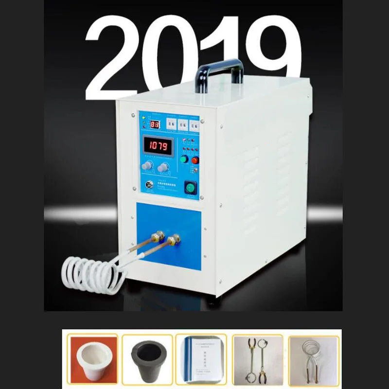 

Portable 15KW High-frequency Electricity Induction Heating Machine ZVS Induction Heater Silver Gold Melting Furnace