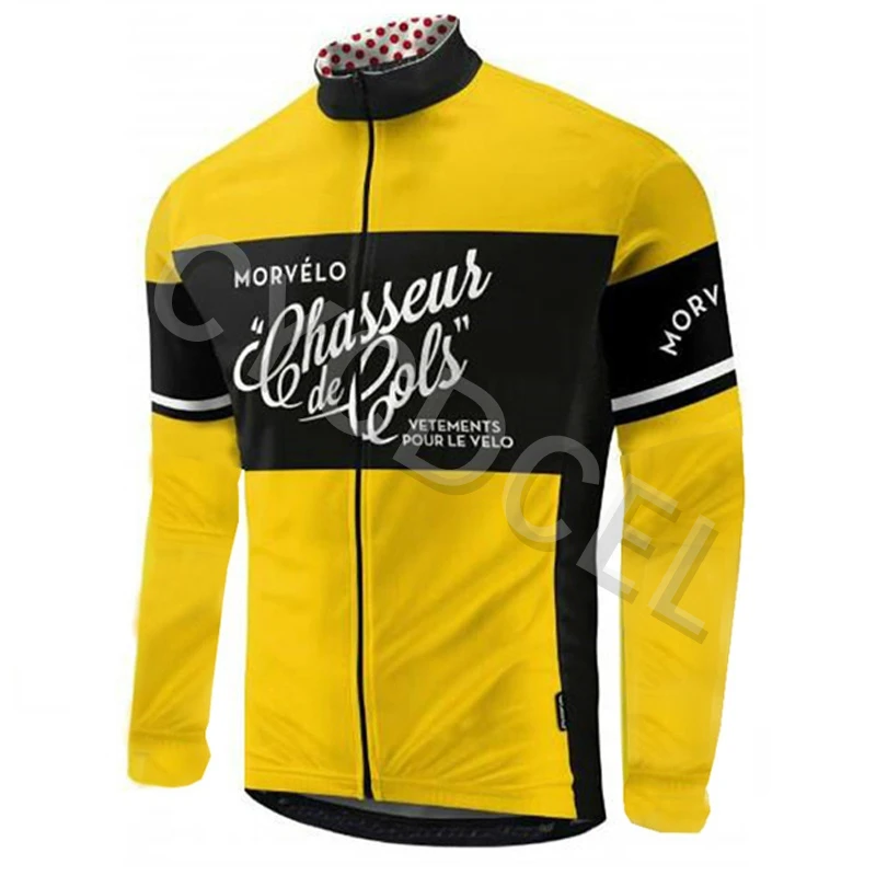 Morvelo, Мужская профессиональная команда, с длинным рукавом, для велоспорта, Джерси, весна-осень, Майо, Ropa Ciclismo, Триатлон, дышащая, MTB, велосипедная одежда
