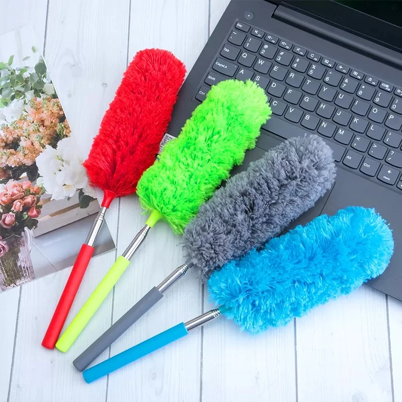 Microfiber Dusting Brush, Extend Stretch Feather, Home Dust Cleaner, Car Furniture, Household Cleaning Brush, 2021