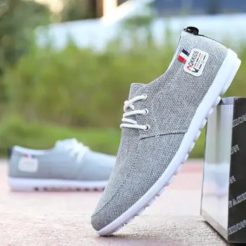 

Breathable Solid Color Slip Men Driving Shoes Spring And Autumn New Style Breathable Men's Peas Shoes the British Sneakers